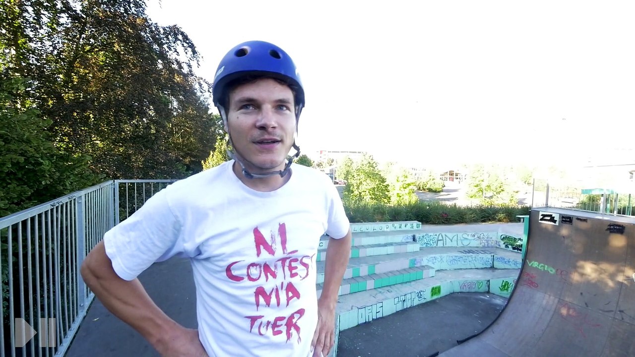 Nicolas Mougin vise le titre de champion d'Europe de Roller Halfpipe