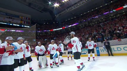 Награждение сборной Канады. Кубок мира 2016