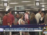 You can now view security waits times before your next trip out of Sky Harbor