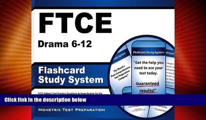 Big Deals  FTCE Drama 6-12 Flashcard Study System: FTCE Test Practice Questions   Exam Review for