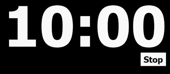 10 Minute Countdown Timer