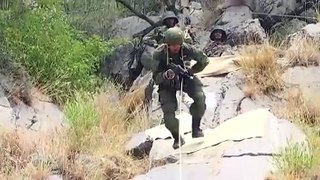 Russian Troops Practicing Close Combat and Mountain Warfare during Pak-Russia joint Exercises 2016