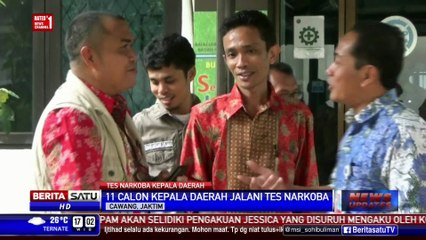 11 Pasangan Calon Bupati di Sulawesi Tenggara Tes Narkoba Ulang