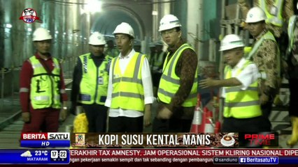 Presiden Cukup Puas dengan Perkembangan MRT