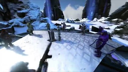 ARK- Survival Evolved Update Gorilla Arena Arthropluera Lystrosaurus Salmon.mp4