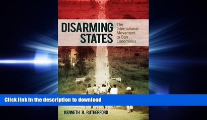 FAVORIT BOOK Disarming States: The International Movement to Ban Landmines (Praeger Security