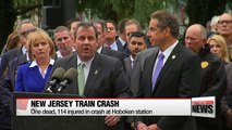 One dead, 114 injured in crash at New Jersey train station