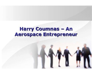 Harry Coumnas – An Aerospace Entrepreneur