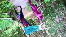 Örümcek Adam, TERS Pembe Spidergirl ve Donmuş Elsa! W_ Maleficent, Joker, Anna, Çocuk Oyuncak & Candy