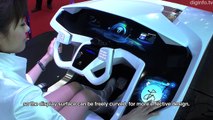 Futuristic Car Interface Tech - Mitsubishi EMIRAI @DigInfo_HD