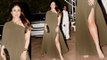 Pregnant Kareena Kapoor Flaunts Sexy Thighs In A Thigh High Slit Dress
