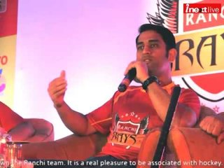 MS Dhoni launches his Hockey team 'Ranchi Rays'