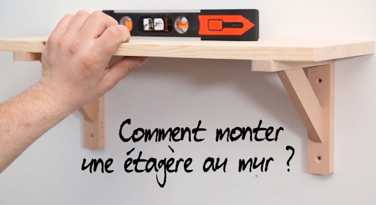 Comment monter une étagère au mur ?