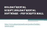 Holiday Rental Script - PHP Scripts Mall