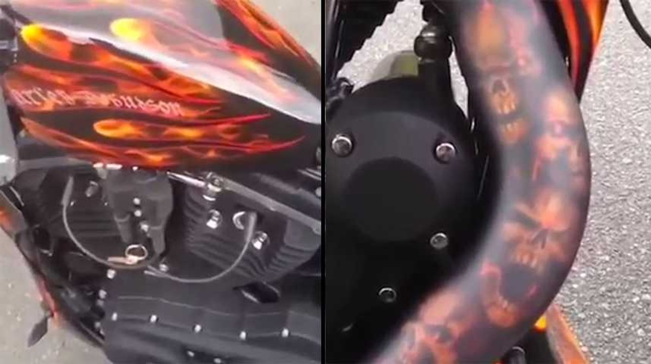 Cette moto va rendre Ghost Rider jaloux
