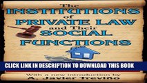 [PDF] The Institutions of Private Law and Their Social Functions Full Online