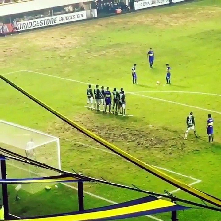 Carlos Tevez and His Amazing Free Kick Agains Deportivo Cali