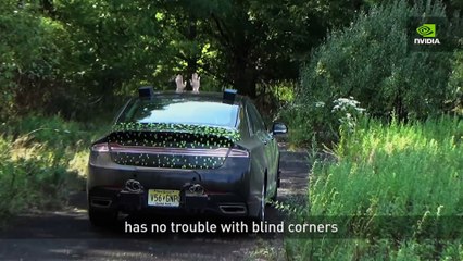 Nvidia fait une démonstration de sa voiture autonome