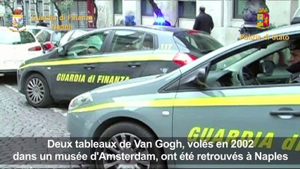 Italie: deux tableaux de Van Gogh retrouvés 14 ans après