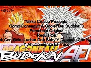 Dragon Ball Z Budokai 3 AF PS2 Como Conseguir A Cooler