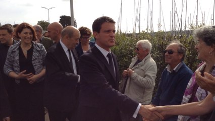 Manuel Valls au coeur de la course au large