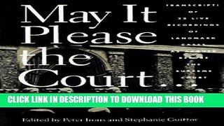 [PDF] May It Please The Court Popular Collection