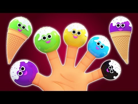 sorvete dedo família | crianças canção | rima dedo família | Finger Family | Baby song | Kids Video
