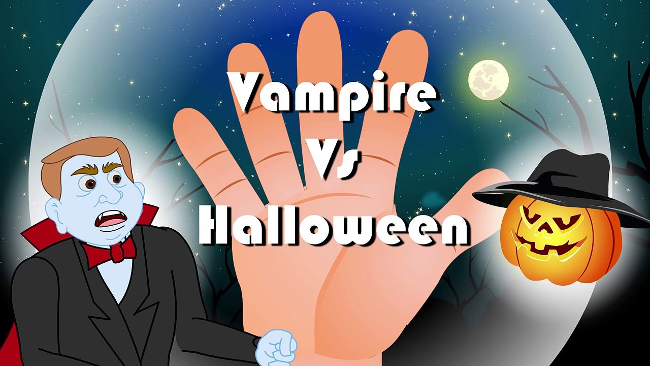 Epic Finger Family Battles Halloween Pumpkin Vs Vampire | Finger Family Children Nursery Rhymes