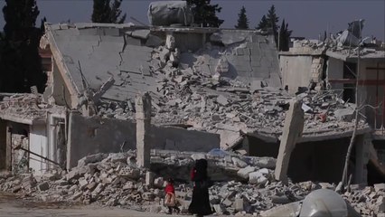 بلدة حاس بريف إدلب تعيش على وقع مجزرة مدرستها