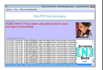 PLENTY OF FISH Auto Message Sending Bot Software Release
