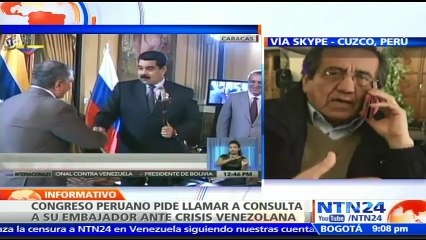 “En el Congreso tomamos la decisión de condenar la dictadura de Maduro”: Jorge del Castillo