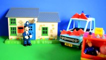 Fireman Sam Episode Peppa Pig Police Car Fire Engine Pontypandy Kids Story Fun