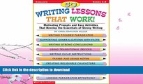 FAVORITE BOOK  50 Writing Lessons That Work!:  Motivating Prompts and Easy Activities That