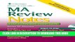 Read Now MA Review Notes: Exam Certification Pocket Guide (Exam Certification Pocket Guides)