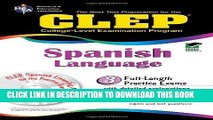 [PDF] Best Test Preparation for the CLEP Spanish Language Full Online