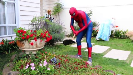 Frozen Elsa & Spiderman Love Story with Cinderella, Anna, Hulk - Funny Superhero in Real Life HD