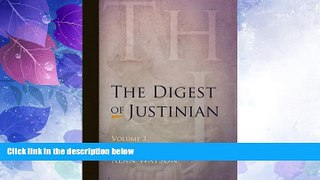 Big Deals  The Digest of Justinian, Volume 3  Best Seller Books Most Wanted