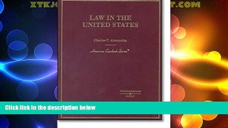 Big Deals  Law in the United States (American Casebook Series)  Best Seller Books Most Wanted