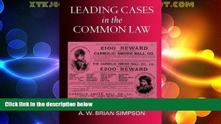 Big Deals  Leading Cases in the Common Law  Full Read Most Wanted