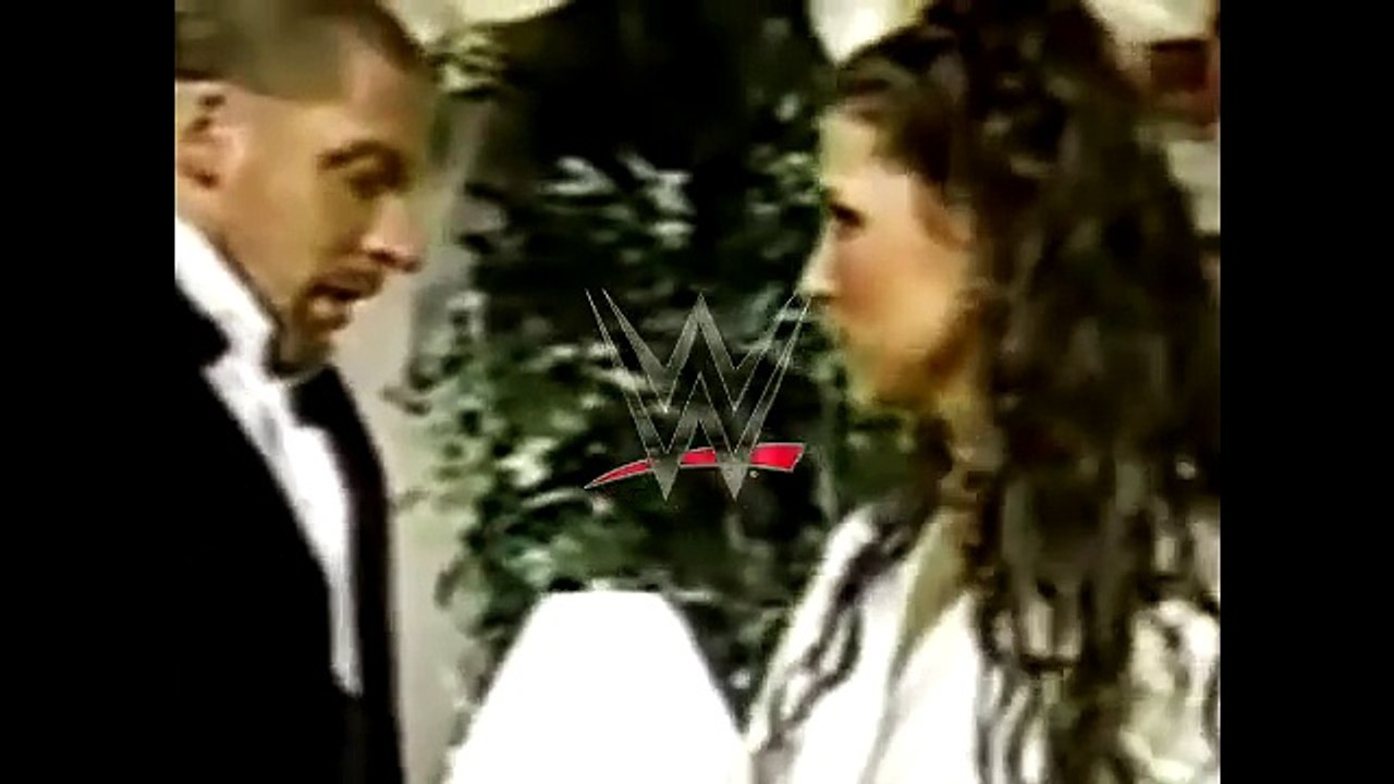 Triple H And Stephanie Mcmahon Wedding Ceremony WWE Raw 2-11-2002 ...