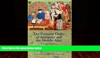 Books to Read  The Payment Order of Antiquity and the Middle Ages: A Legal History (Hart