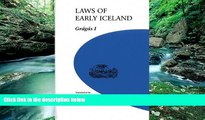 Big Deals  Laws of Early Iceland: Gragas 1 (University of Manitoba Icelandic Studies)  Full Ebooks