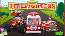 Nick Jr Firefighters // Paw Patrol & Bubble Guppies Blaze and The Monster Machines