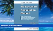 Big Deals  The Homeowners Association Manual (Homeowners Association Manual)(5th Edition)  Full