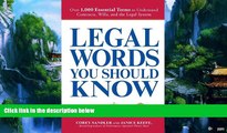 Big Deals  Legal Words You Should Know: Over 1,000 Essential Terms to Understand Contracts, Wills,