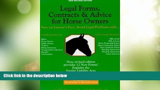 Big Deals  Legal Forms, Contracts and Advice for Horse Owners  Best Seller Books Best Seller