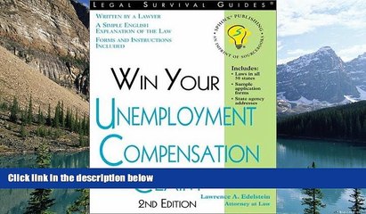 Books to Read  Win Your Unemployment Compensation Claim (Legal Survival Guides)  Best Seller Books