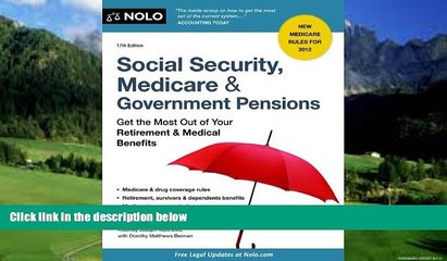 Big Deals  Social Security, Medicare   Government Pensions: Get the Most Out of Your Retirement