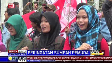 Peringatan Sumpah Pemuda Diwarnai Unjuk Rasa dan Longmarch