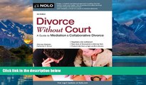 Books to Read  Divorce Without Court: A Guide to Mediation   Collaborative Divorce  Full Ebooks